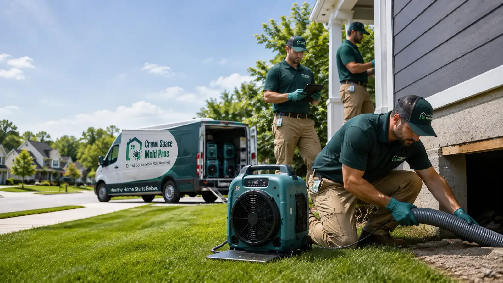 Crawl Space Mold Removal in Salem, WI